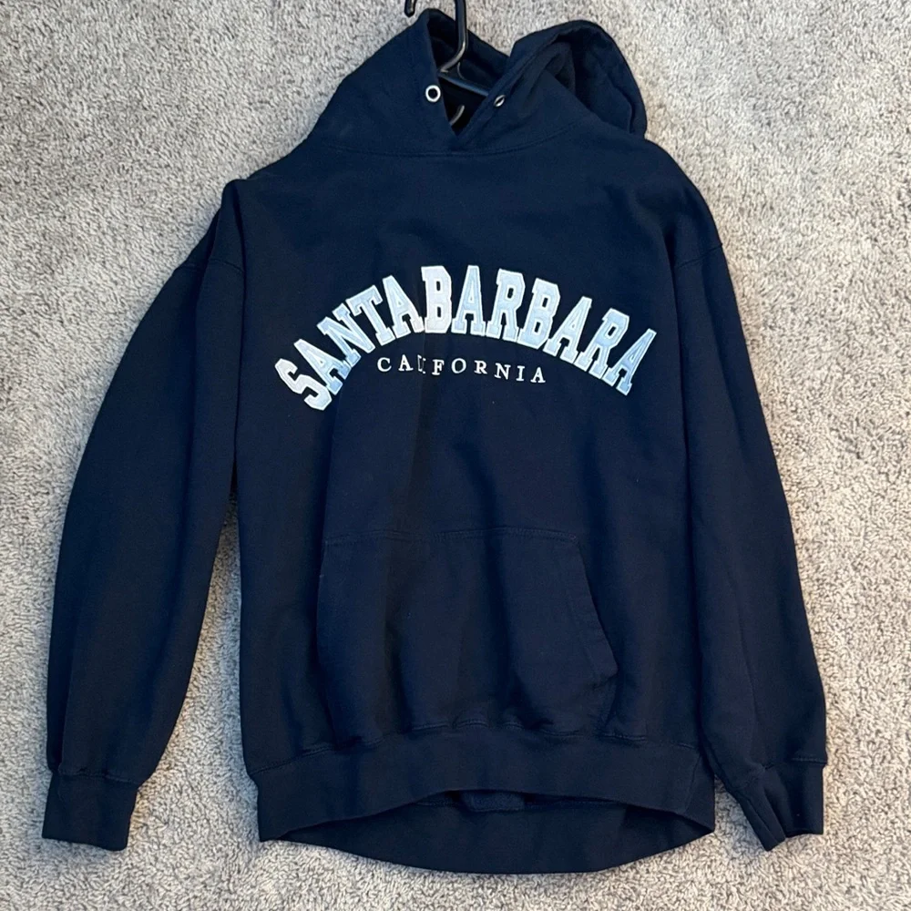 Santa Barbara California Navy Sweatshirt - Picture 1 of 4